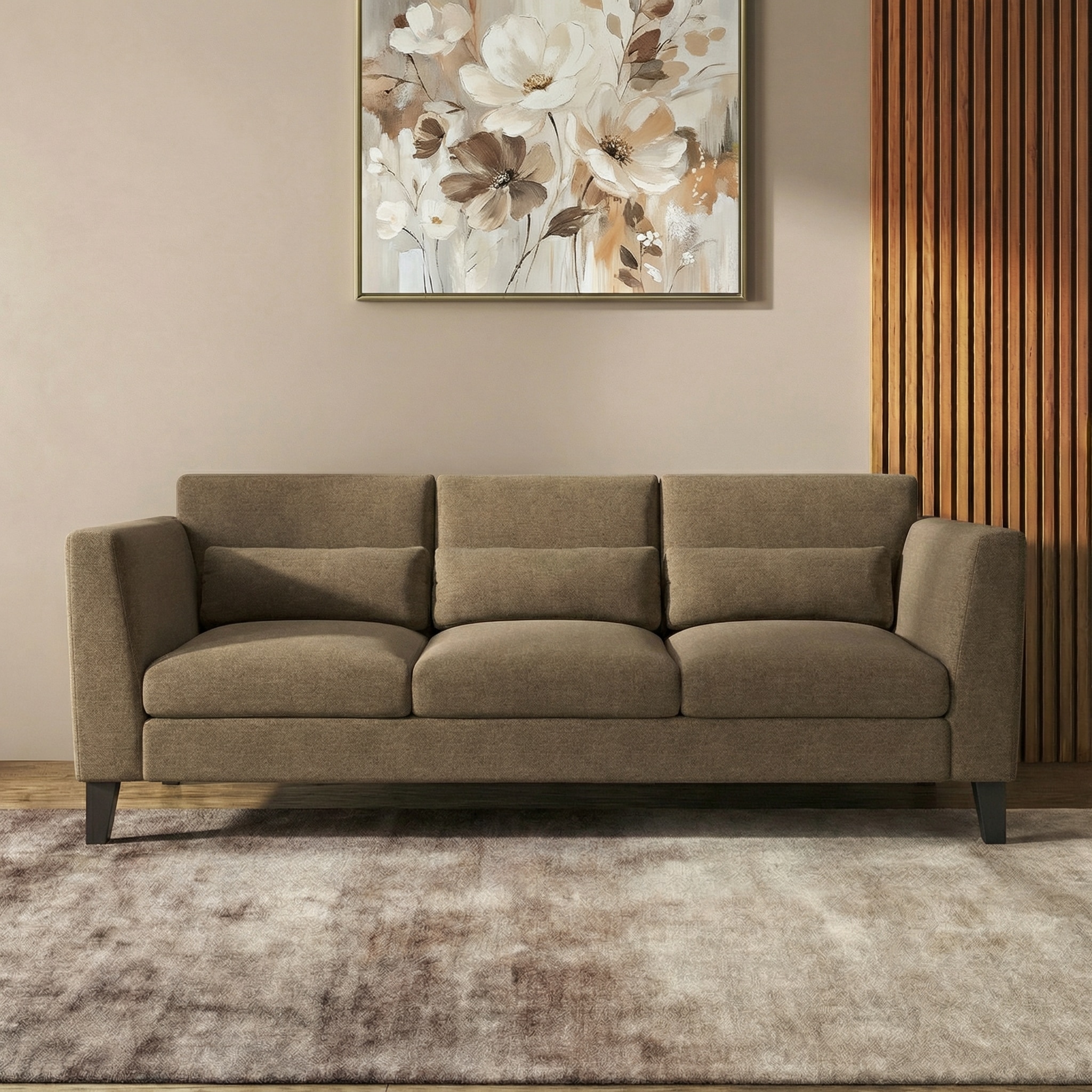 Lewis Sofa Set (Colour : Dune, Cushion : Hard, Seater : 3+2+1+1)