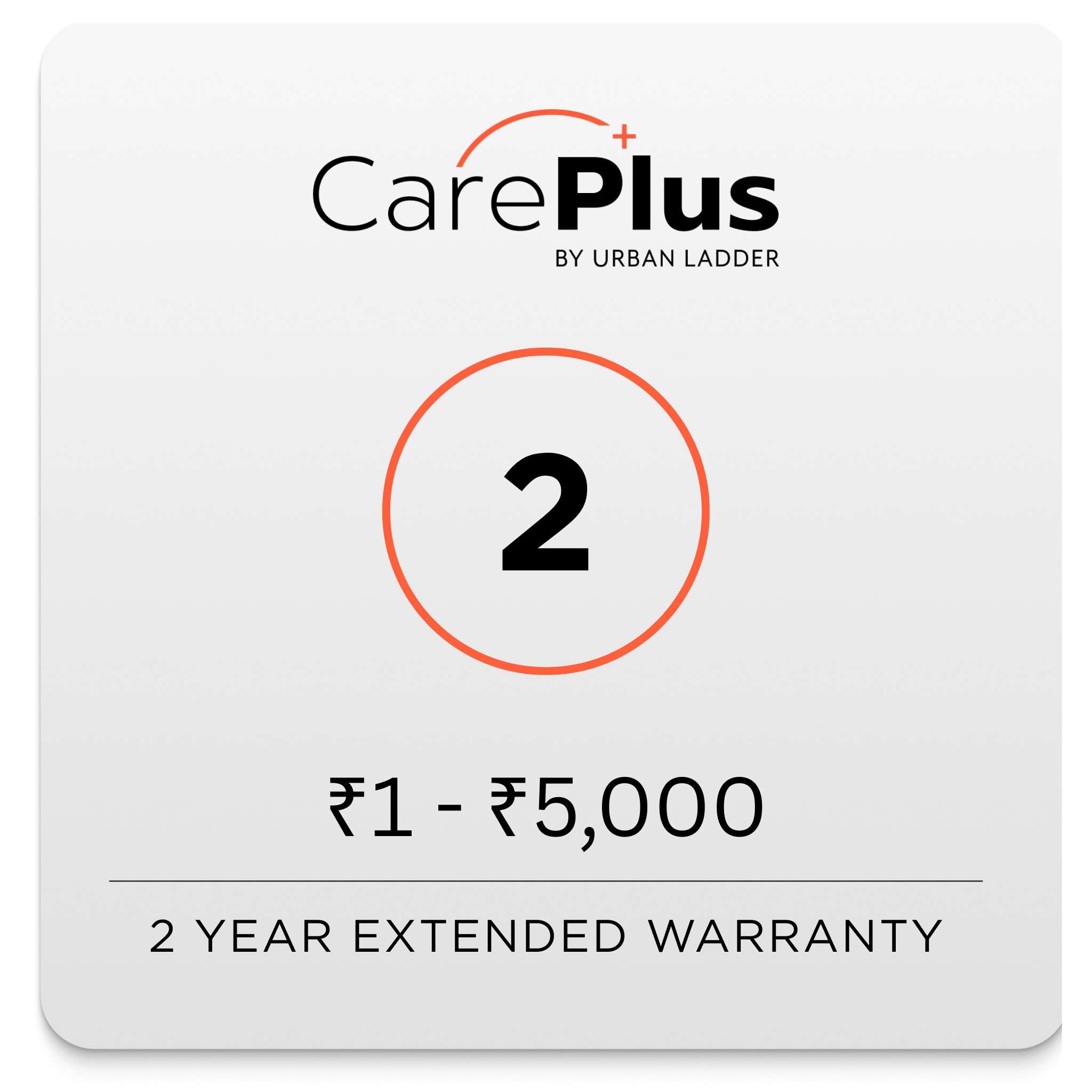 Care Plus - 2 Year Extended Warranty (0 to 5000)