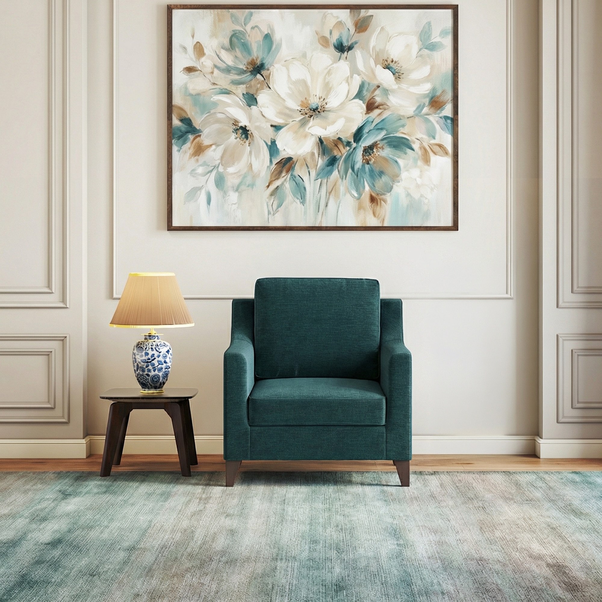 Abbey 1 Seater Fabric Sofa In Malibu Colour