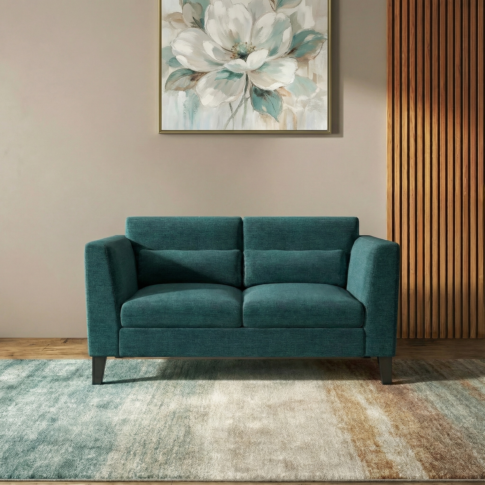 Lewis Sofa Set (Colour : Malibu, Cushion : Soft, Seater : 2+1+1)