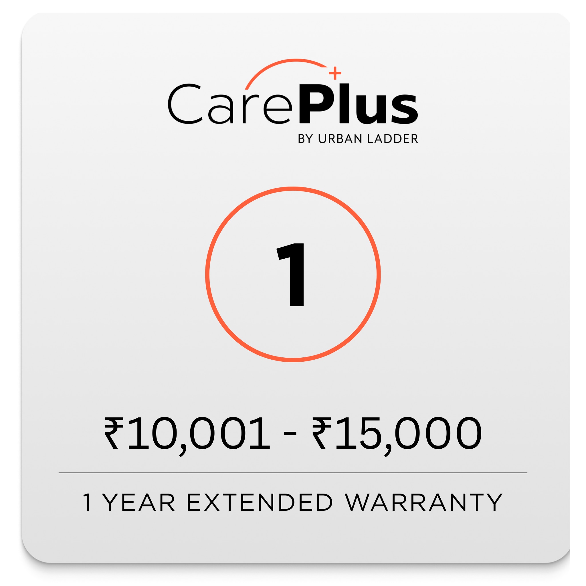 Care Plus - 1 Year Extended Warranty (10001 to 15000)