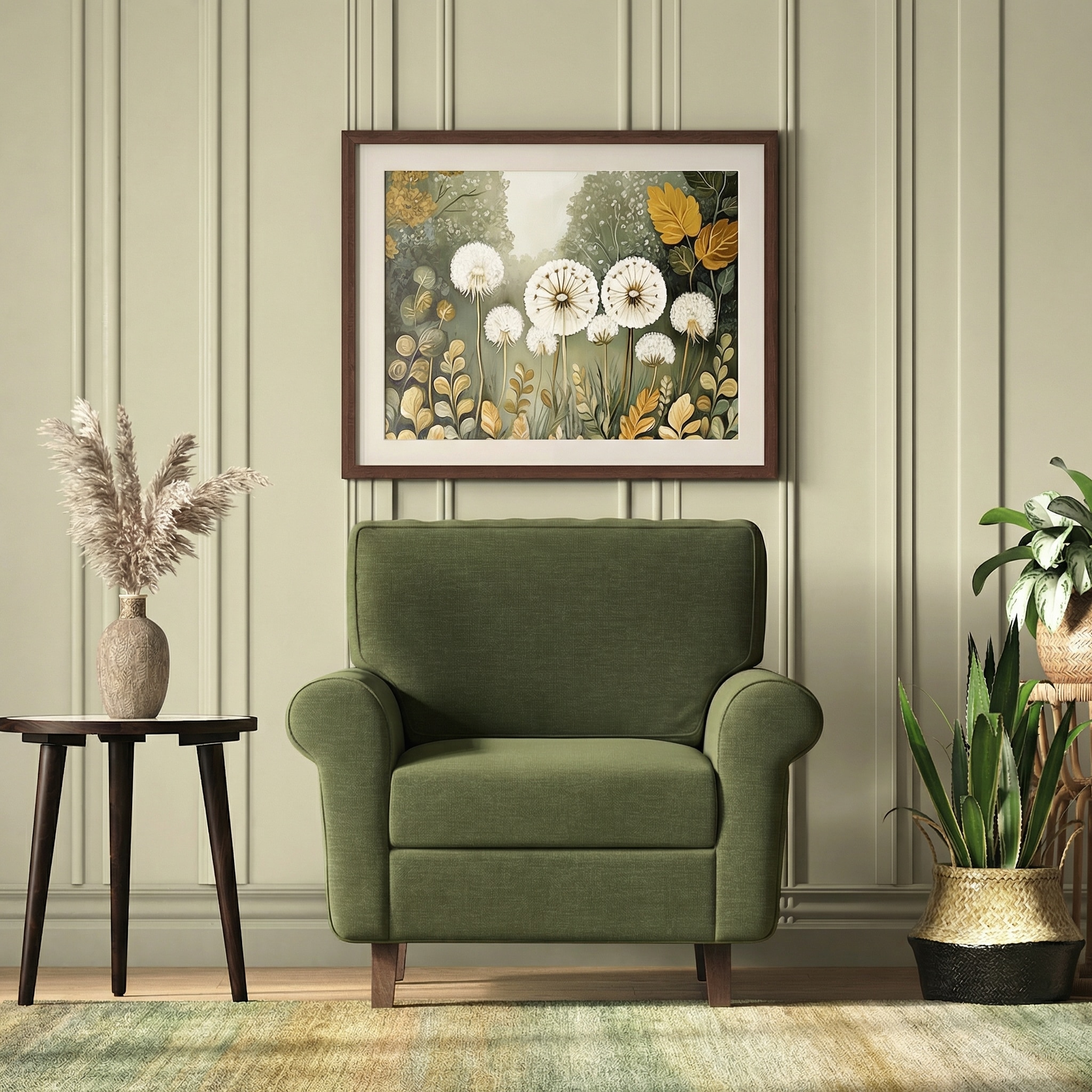Oxford 1 Seater Fabric Sofa In Moss Green Colour - Urban Ladder