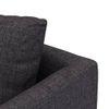 Florence Essential 3 Seater Fabric Sofa in Steel Colour