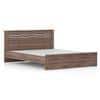 Davis Engineered Wood Queen Size Non Storage Bed In Classic Walnut Finish