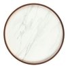 Marwood Round Table Set of 2 by De Maison Decor in Classical Design in White Finish