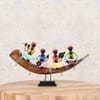 Desert Art Metal Handpainted Musician Bhopu Momento Showpiece