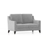 Abbey 2 Seater Fabric Sofa In Granite Weave Colour