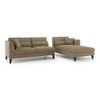 Lewis Sectional Sofa (Colour : Dune, Cushion : Soft, Seater : Right Aligned 3 Seater + Right Aligned Chaise)