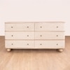 Neo Kyoto Solid Wood Chest of Drawers in Brown Colour