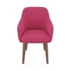 Rochelle Fabric Lounge Chair in Hot Pink Colour