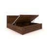 Taro Engineered Wood King Size Box Storage Bed In Walnut Finish