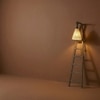 Stairway Beige Jute Floor Lamp with Beige Jute Base