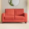 Apollo Neo 2 Seater Fabric Sofa In Lava Colour