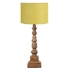 Devansh Yellow  Jute   Table Lamp With  Wood Natural Base (7X7X21.25 Inches)-17