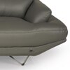 Orlando 3 Seater Leatherette Sole in Slate Grey Colour