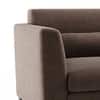 Lewis Sofa Set (Colour : Daschund Brown, Cushion : Hard, Seater : 2+1+1)