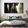 The Castle Decor Lord Ganesha Wall Painting Wooden Framed 27x48 Inch (Style 4)