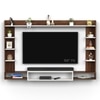 Bluewud Orelia Engineered Wood Tvcabinet In Brown Maple & White Finish