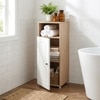 Lofty Medium Wardrobe with Striped Design for Compact Bedroom Storage