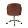 Doe Buck Colm Modern Brown Leatherette Office Chair