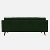 Reiti Velvet 3 Seater Sofa in Green Colour