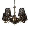Devansh Metal Wall Mounted Lamp With Beige Jute Shade