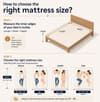 Euro Top Hybrid Latex  Spring Mattress (72 x 36 in, 6 Inches)