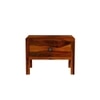 Rama Solid Wood Bedside Table in Honey Finish