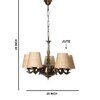 Devansh Wood Wall Mounted Lamp With Beige Jute Shade