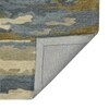 Brianna Water Blue Abstract Hand-Tufted Viscose 10X8 Feet Carpet