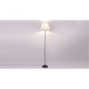 Tallulah Off-White Cotton shade with Iron floor lamp