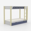 Play Date Single Size Bunk Bed in Space Theme