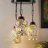 Raphael Multicolour Glass Cluster Hanging Light