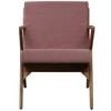 Zesta Pink Fabric Accent Chair