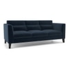 Lewis Sofa (Colour : Sea Port Blue Velvet, Cushion : Soft, Seater : 3+2)