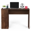 Bluewud Radisso Mini Engineered Wood Studytable In Brown Maple Finish