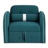 Jayen 1 Seater Pull Out Sofa cum Bed  in T Blue Colour