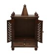 Kaa Sheesham Wood  Prayer Unit In Provincial Teak Finish