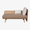 Andaman Neil Solid Wood Day Bed in Light Brown Colour