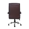 Adiko Sleek Executive Revolving Office Chair In Brown