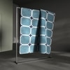 Jaipur Rugs Soft Modern Geometric Wool Dhurrie Rug Grey 4x7 ft