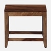 Aveline Solid Wood Side Table in Dual Tone Finish