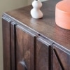 Cindy Solid Mango Wood Sideboard with 3 Door in Provincial teak Finish