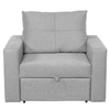 Eden  Pull Out Sofa cum Bed  in Grey Colour