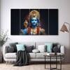 The Castle Decor Ram Ji Wall Painting Wooden Framed 27x48 Inch (Style 2)