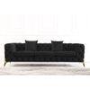Norman Fabric Sofa - Black