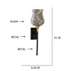 Devansh Metal Electric Wall Light in Black Colour with Multi Shade Count of 1 Light