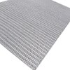 Jaipur Rugs Soft Houndstooth Wool Polyester Dhurrie Rug White 6x9 ft in Ashwood and Undyed White