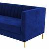 Loris Fabric Sofa - Navy Blue