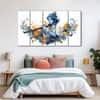 The Castle Decor Krishna Ji Wall Painting Wooden Framed 27x48 Inch (Style 20)